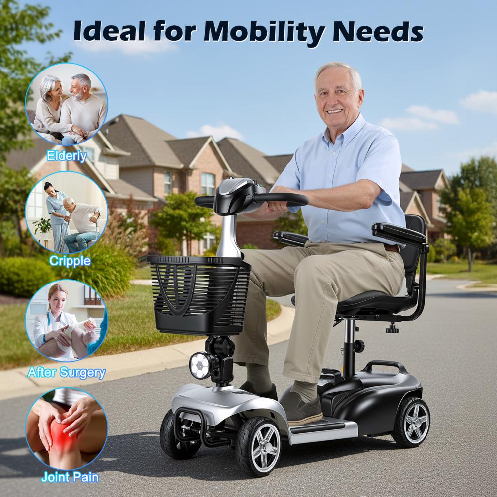 سكوتر كهربائي قابل للطي خفيف ا - مراجعة Electric Scooter Adults وسعره
