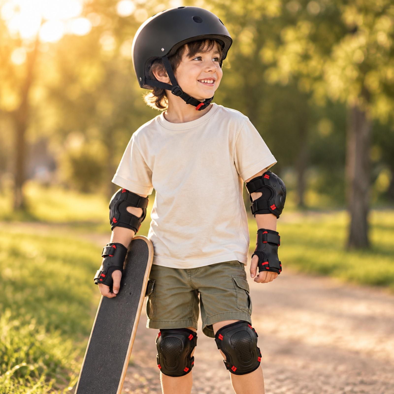 خوذة تزلج صلبة مصنوعة من مادة  - مراجعة Scooter Helmet Set وسعره